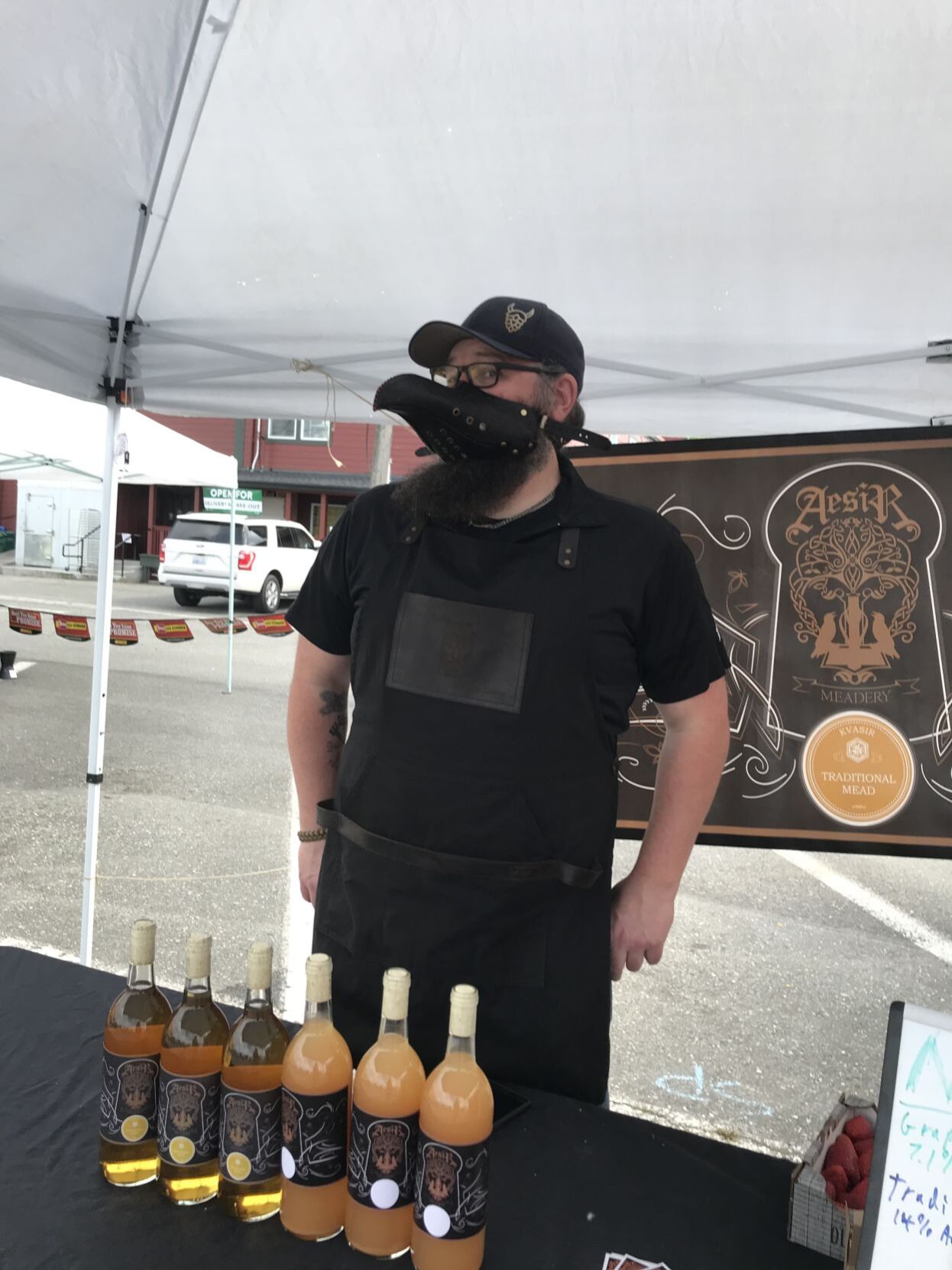 Farmers Market Plague mask, 6.5.20